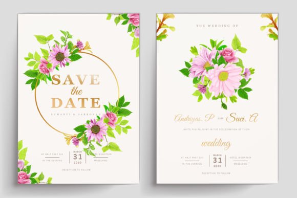Download Watercolor DAISY Wreath Design - Wreath design Collection