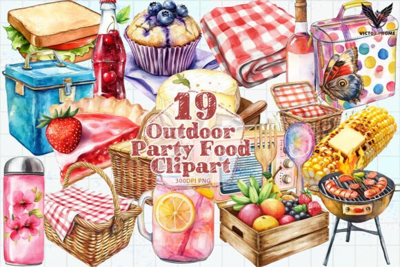 Download Outdoor Party Food PNG - Premium Resources